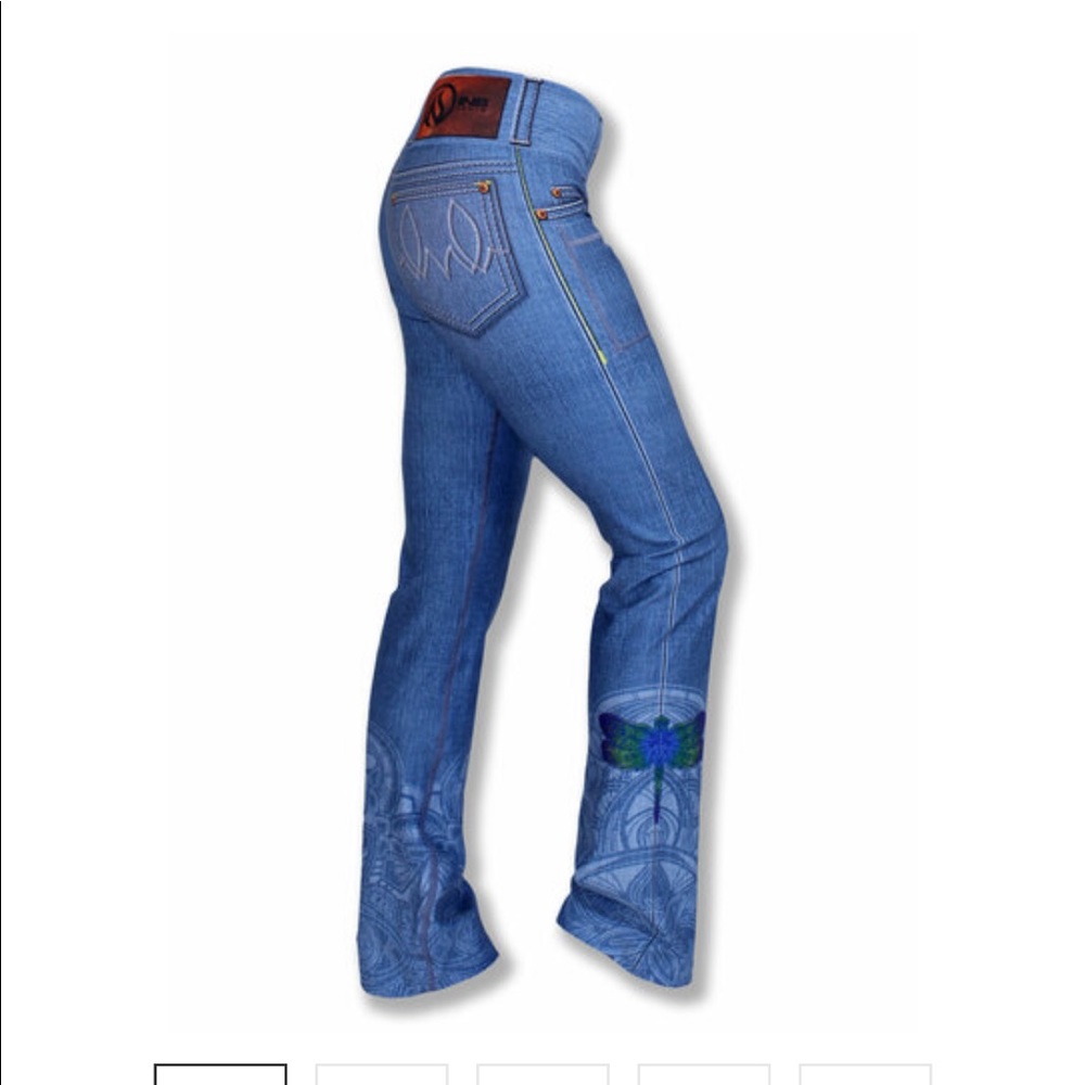INKnBURN Dragonfly Performance Denim size 6 BRAND NEW